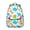 Green-93, variant on Cute Cartoon Dinosaur Backpack for Student with Forest and Stars Theme Watercolor Dino Pattern Colorful Artistic School Bag