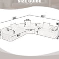 thumbnail image 6 of 4 - Seater Curved Upholstered Sofa | Enjoy Family Time in Your Living Room, 6 of 6