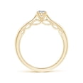 thumbnail image 2 of ANGARA Natural Diamond Infinity Engagement Ring in 14K Yellow Gold for Women (Size-6x4mm| Color-I-J| Clarity-I1-I2) | April Birthstone, Anniversary, Jewelry Gift for Women | Natural Diamond Ring, 2 of 8