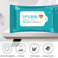 thumbnail image 3 of 10 Pcs/ensemble Tampon de Préparation 75 % Nettoyage des Mains Nettoyage Lingettes Humides Lingettes Humides Serviettes Cotons-Tiges Outil de Nettoyage, 3 of 8