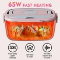 thumbnail image 3 of Welan Electric Lunch Box Food Heater 65W Faster Heated Food Warmer Self Heating Lunch Box for Work/Car/Outdoors, Portable Lunch Case with Bag, 3 of 9