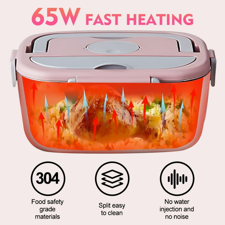 Livhil Electric Lunch Box Food Heater, Portable Food Warmer, Hot
