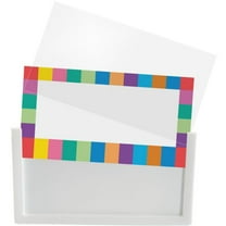 Really Good Stuff 12-Pack Universal Basket And Bin Label Holders With Labels