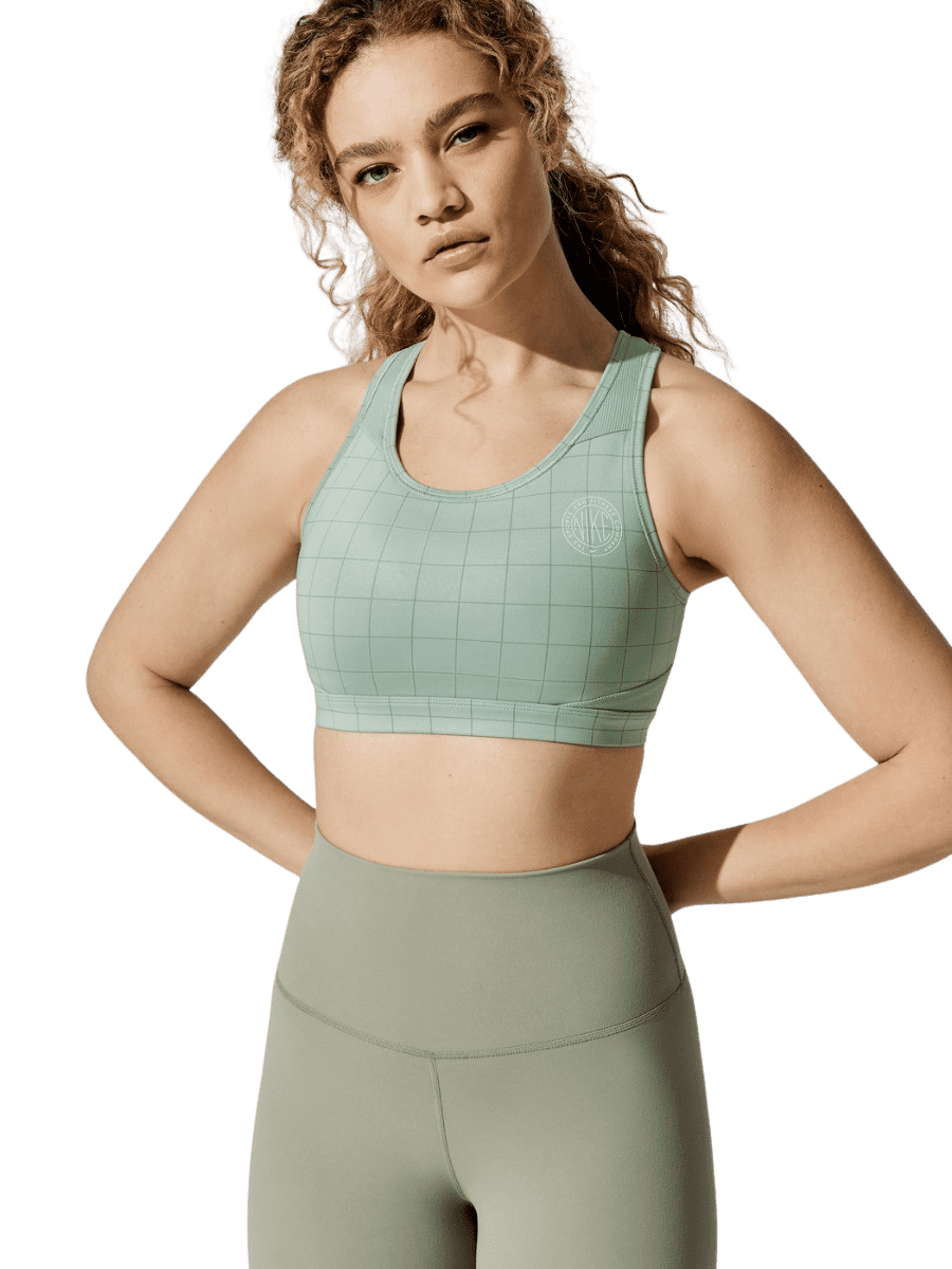 nike motion adapt neon stud bra