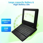 7inch Portable Small Laptop, Android 12 Quad Core with 2GB RAM 32GB ROM Mini Laptop Notebook for Kids,Ideal Gift for Children 's Learning and Entertainment