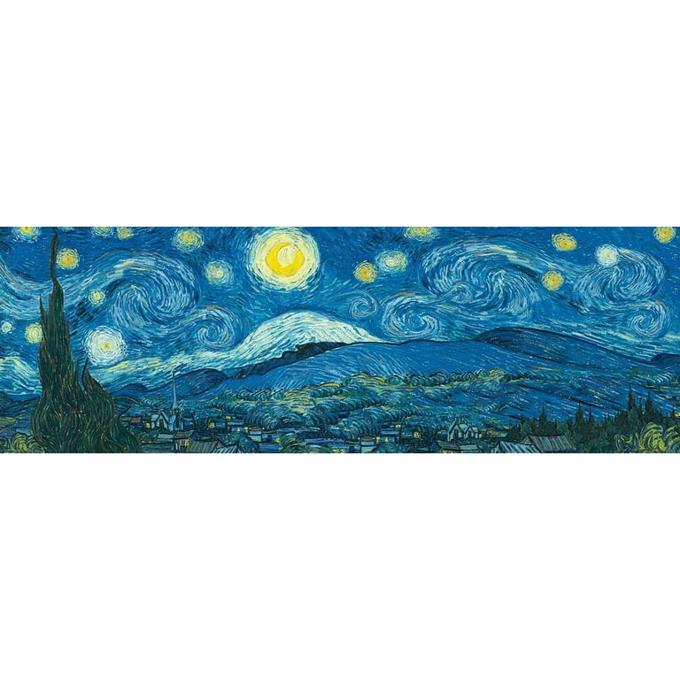 Starry Night Panorama (Expanding Upon the Works by Van Gogh) 1000