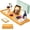 Bamboo(semi-simple), variant on Are Foldable Bathtub Tray for Tub, Bamboo Bathtub Caddy Tray Table with Book Stand for Luxury Bath, Bathroom Accessories for Women Men with Free Soap Dish (Semi-Simple, Natural) (Natural)