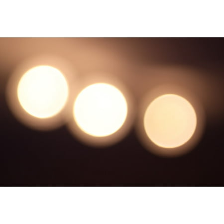 Canvas Print Lens Bokeh Out of Focus Stretched Canvas 10 x