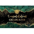 thumbnail image 2 of Congrats Grad Graduation Backdrop Class of 2025 Golden Flower Bachelor Cap Decorations Background Congratulations Graduate Floral Commencement Prom Birthday Banner Photo Booth, 2 of 10