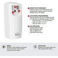 thumbnail image 4 of Claire Metered Air Freshener Dispenser, 0.13 Hour, 0.25 Hour, 0.50 Hour, Wall, 2 x C Battery, White, 4 of 8