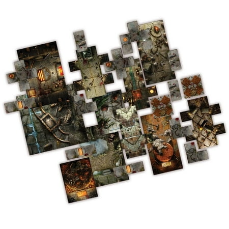 Dungeon Saga: Halls of Dolgarth Tile Pack, Product Type: Tile Set By Mantic (Best Type Of Flooring For Bathrooms)