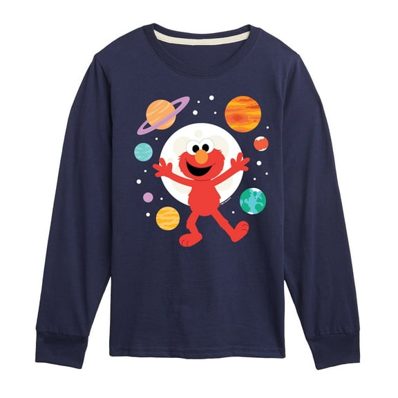 Sesame Street - Space Elmo - Toddler and Youth Long Sleeve T-Shirt
