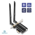 thumbnail image 1 of WiFi 6E PCIe WiFi Card For PC 5400Mbps Bluetooth 5.2 Dual Band Wireless Adapter with MU-MINO, Compatible with Windows 11, 1 of 4