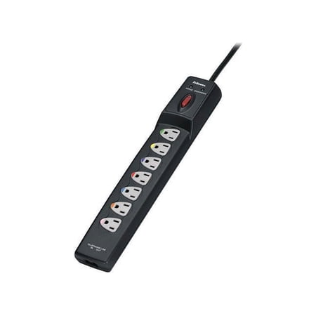 UPC: 0077511991103 | Fellowes 99110 6  7 Outlets 1600 Joules Power Guard Surge Protector