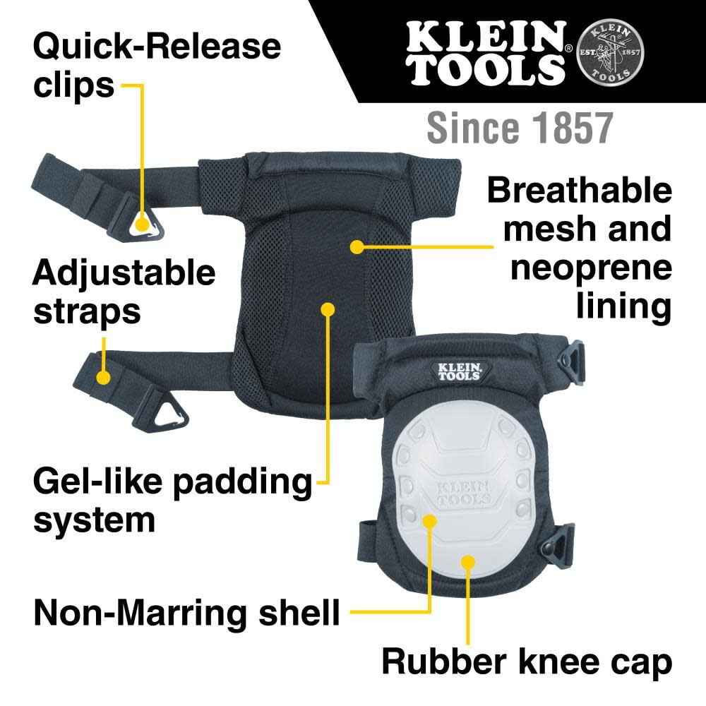 Klein Tools Non-Marring Semi-Hinged Knee Pad