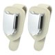 thumbnail image 1 of 2uds Universal Imitación Cuero Gafas Clip Soporte para Coche Beige, 1 of 6