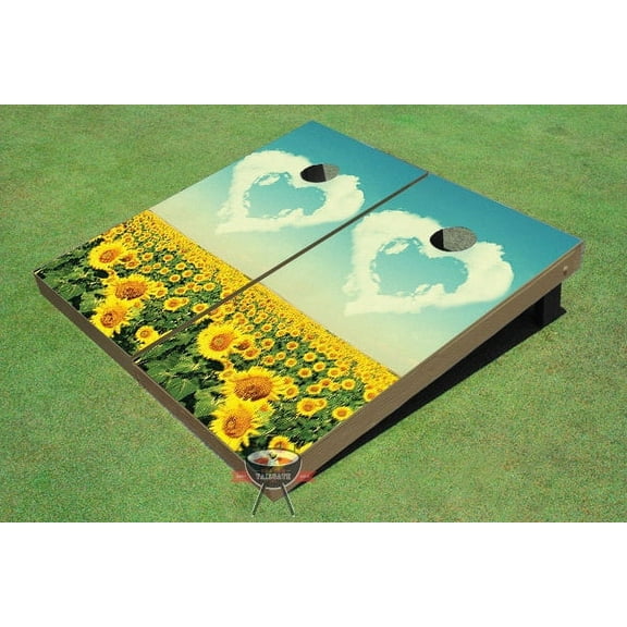 Field Of Love Themed Cornhole Boards