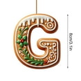thumbnail image 3 of Hbdhejl 26 Alphabet Ornaments For Christmas Tree Candy Cane Initial Letter M Pendant With Berries Pattern Mini Hanging Decorations For Party Diy, 3 of 4