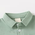 thumbnail image 4 of YTDSCS Toddler Boys Lapel T Shirts for Kids Summer Short Sleeve Shirt Baby Boys Cotton Button Shirt Tops Tee Clothes for 2-7 Years, 4 of 8