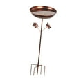 thumbnail image 4 of Comedero para pájaros de exterior, baño para pájaros, comedero para con estaca, baño metálico para de jardín para patio trasero, 4 of 8