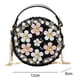 thumbnail image 2 of Monedero cruzado para niña con flores de perlas, minibolsos de princesa lindos, 2 of 5