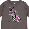 thumbnail image 4 of Inktastic Graffiti Paint Splatter T-rex Boys or Girls Long Sleeve Toddler T-Shirt, 4 of 5