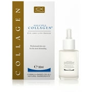 Salcoll Collagen Eye & Lips Serum, Anti-Wrinkle Serum with Marine Collagen - 15 ml, All Skin Type