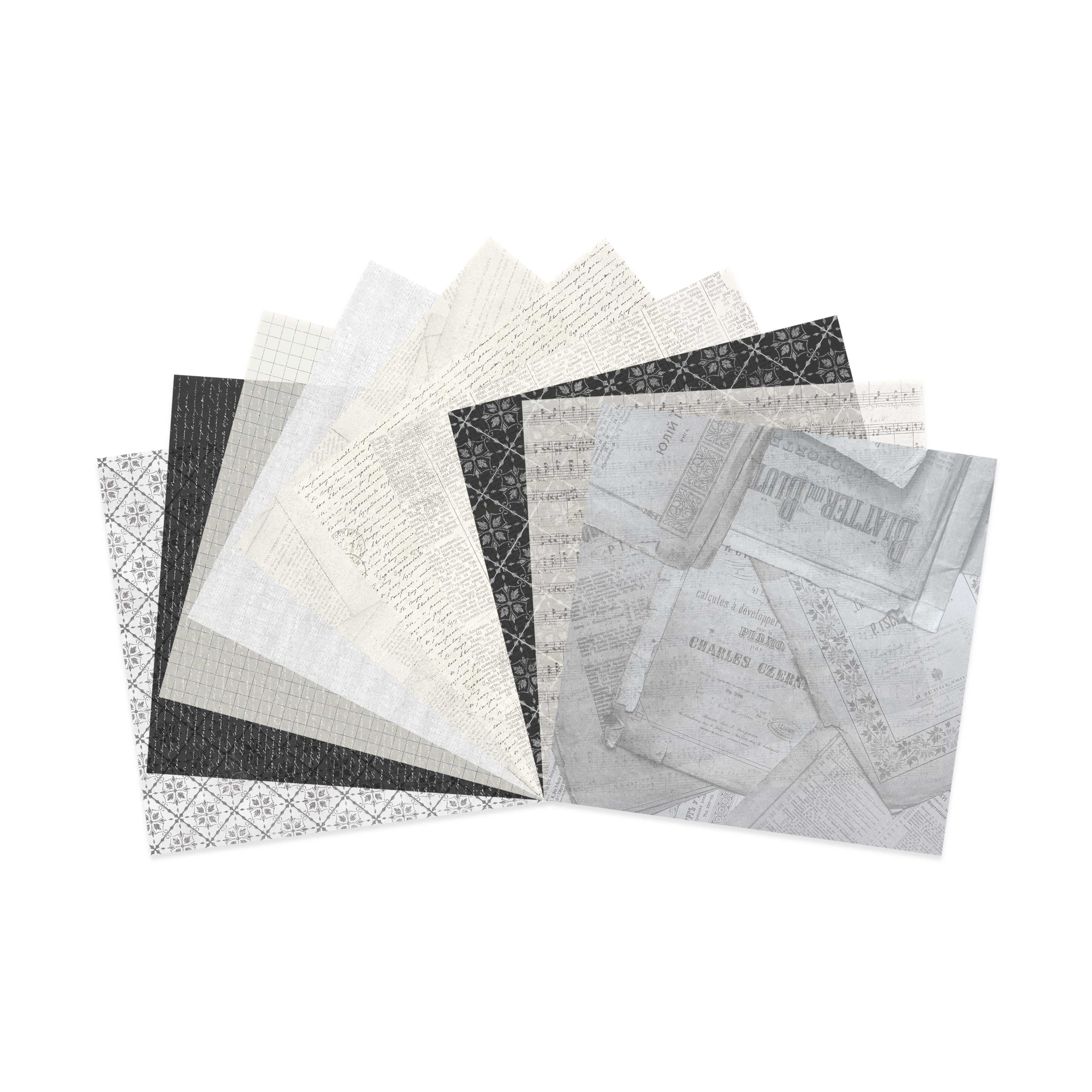 12" x 12" Neutral Vellum Paper Pad by Recollections - Acid and Lignin Free Paper for Scrapbooks - Arts & Crafts - 6 Pack
