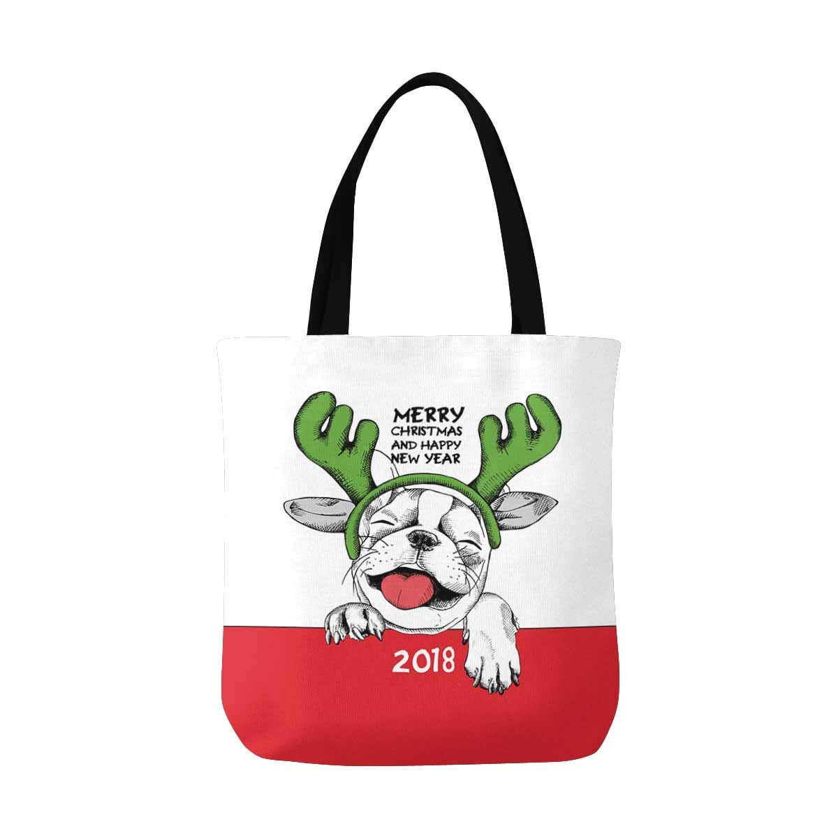 Christmas canvas tote bags sale