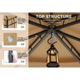 thumbnail image 5 of MASTERCANOPY 10 x 12ft Patio Gazebo with Double Roof and Mesh Walls, Beige, 5 of 8