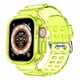 thumbnail image 1 of Correa de Silicona Transparente con Case para Apple Watch, Compatible con Todas las Series, 1 of 5