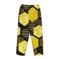thumbnail image 5 of Kll Womens Geometric Pattern With Bee Print Pajama Pants Soft Pajama Bottoms For Women Cozy Lounge Pants, 5 of 9
