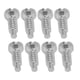 thumbnail image 1 of 8 Uds cubierta trasera de reloj tornillo profesional de acero inoxidable carcasa trasera de reloj tornillo ranurado piezas de reparación accesorio plateado, 1 of 12