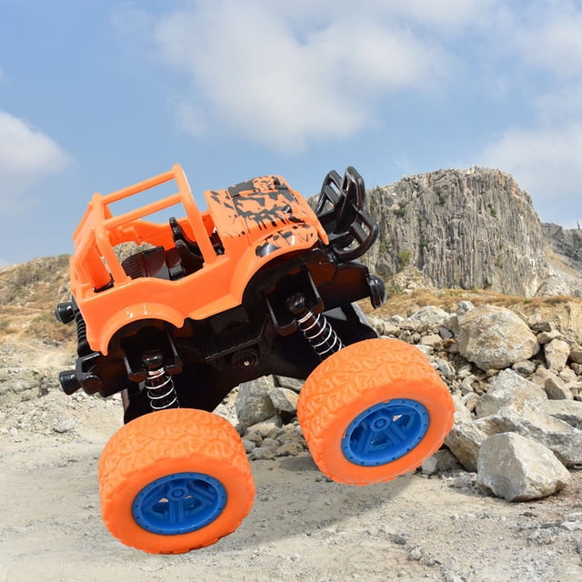 Pull Back Car Toy, High Simulation Pull Back Off Road Car for Daily Play