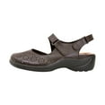 thumbnail image 6 of PEERAGE Kylie Women's Wide Width Leather Casual Shoes with Adjustable Strap, 6 of 7