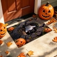 thumbnail image 2 of Nnndbs Halloween Optical Illusion Rug, 3D Visual Trap Floor Mat, Non Scary Carpet for Entryway Living Room Home Halloween Decor, 2 of 7
