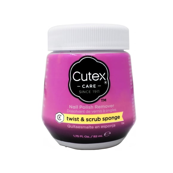 Removedor Instantáneo de Esmalte de Uñas Cutex 52 ml Twist & Scrub