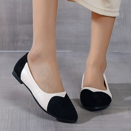 

Vedolay Cute Casual Shoes Shoes For Women Walking Wide Fashion Flat Casual Shoes White 7.5