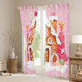 thumbnail image 3 of Castle Fairy Gingerbread Man Curtains Pack of 2 (42x84 Each),Christmas Gifts Curtains Blackout,Happy New Year Bedroom Curtains,Luxury Child Bedroom Decor, 3 of 6