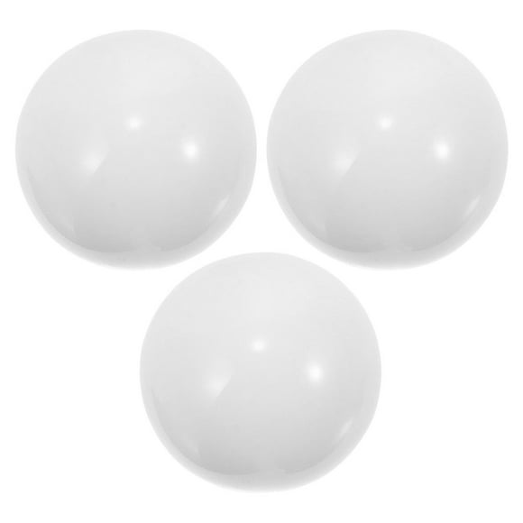 OULII White Resin Roulette Wheel Beads for DIY Games Elegant and Durable Game Wheel Parts 15MM 3pcs