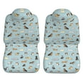 thumbnail image 4 of Haiem Cartoon Doodle Puppy Printed Car Seat Covers Set of 2, Universal Fit Car Seat Covers,Protective Seat Covers,Comfortable Car Seat Covers, Easy Installation Seat Covers, 4 of 9