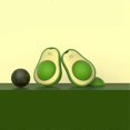 thumbnail image 2 of 2 Pcs Avocado Catnip Ball Edible Kitty Toys For Cats Lick Teeth Cleaning Dental Cat, 2 of 5