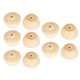 thumbnail image 1 of Juego de 10 colgantes tallados en madera de durazno para manualidades y adornos, 1 of 8
