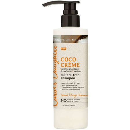 Carols Daughter Coco Crème Curl Quenching Shampoo with Coconut Oil for Very Dry Hair -12 floz