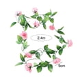 thumbnail image 6 of Shenmeida 2PCS Fake Rose Garland, 7.9FT Artificial Vines Flowers Hanging Silk Rose Vine Wedding Home Office Arch Arrangement Decoration, 6 of 9