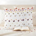 thumbnail image 3 of Red Yellow Butterfly Outdoor Waterproof Pillow Covers, Colorful Summer Farmhouse Retro Decorative Square Throw Pillowcase Sofa Cushion Sham for Patio/Couch/Chair, 16"x16" 2 Pack, 3 of 8