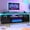 Black, variant on ANPOO 83" Fireplace TV Stand with 40" Electric Fireplace,Modern LED Light Entertainment Center with Power Outlet and Storage Cabinets for TVs up to 95",Black