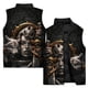 thumbnail image 2 of Chaqueta sin mangas con estampado 3D para hombre, chaqueta cálida para deportes al aire libre, ciclismo, informal, con cremallera, a la moda, 2 of 4