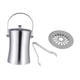 thumbnail image 2 of Cubo de hielo de acero inoxidable, ideal para comedores, bares y eventos nocturnos. 3L, 2 of 9