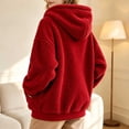 thumbnail image 7 of Christmas Reindeer Pet Carrier Hoodie, Teddy Dog Pocket Sweatshirt with Head Window for Women, 7 of 7